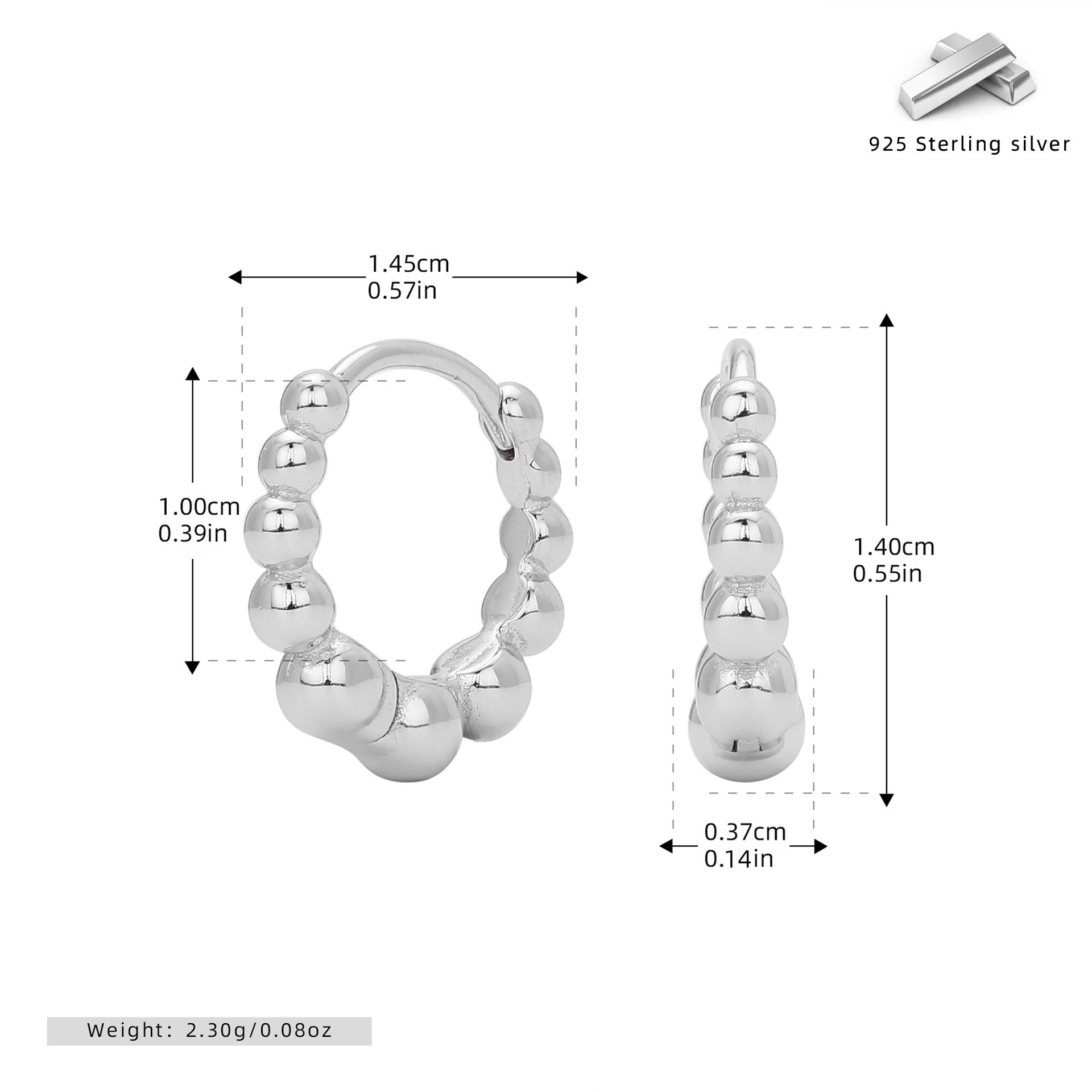 Damen Ohrhänger mit luxuriösen Perlenakzenten aus hochwertigem 925 Sterling Silber Shop Nory