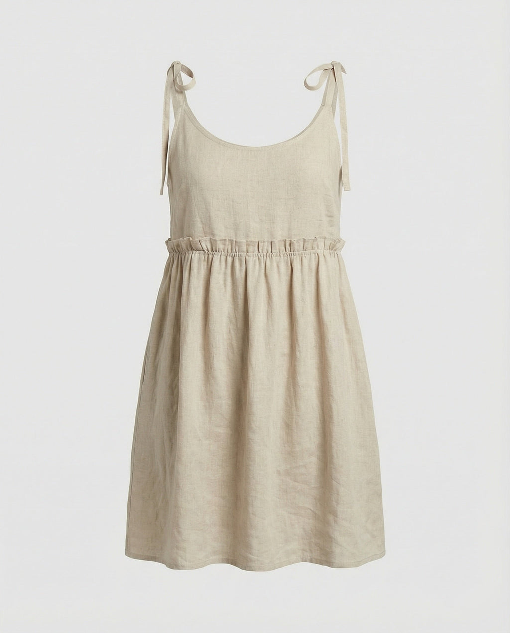 Damen Babydoll Sommerkleid mit Trägern