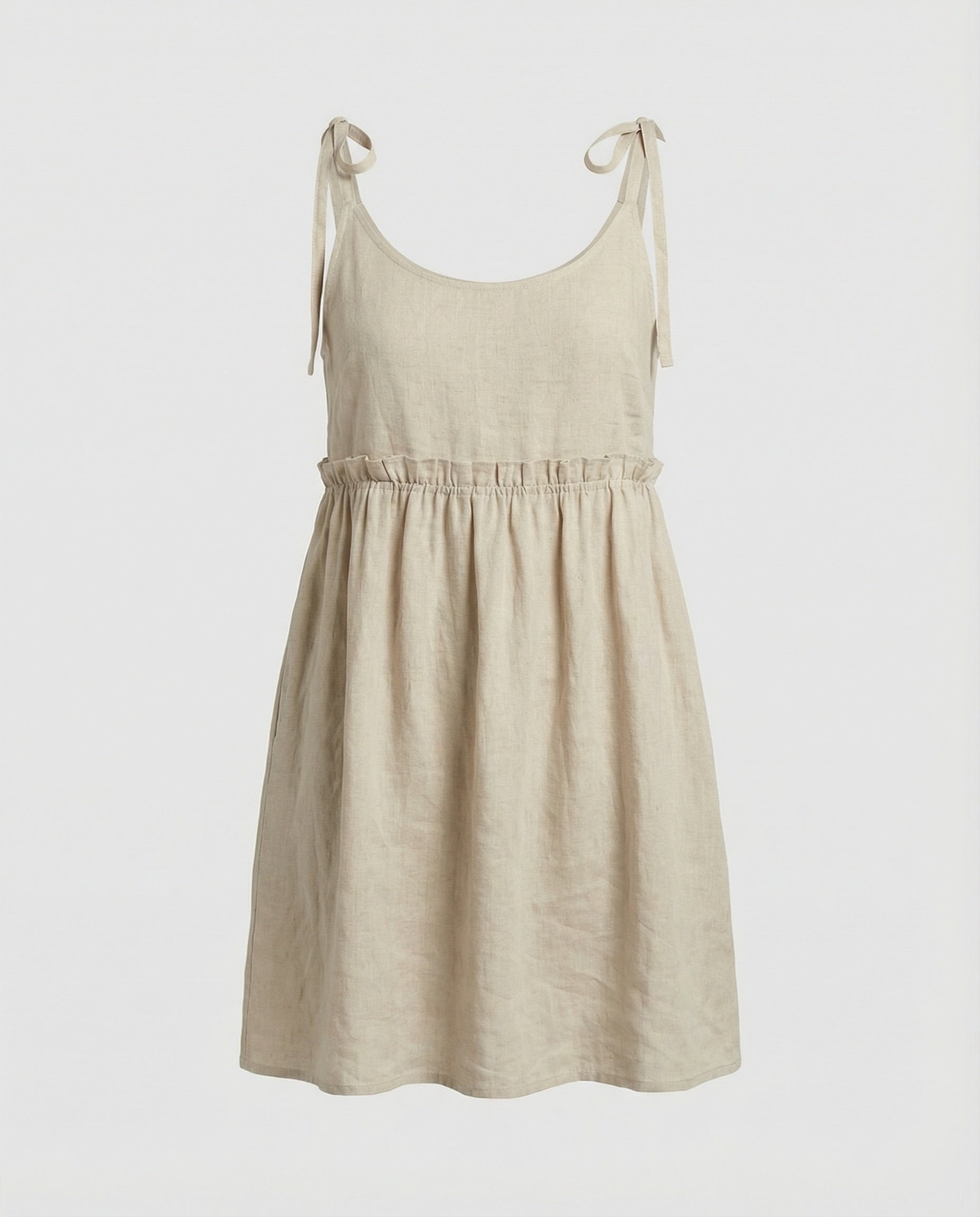 Damen Babydoll Sommerkleid mit Trägern