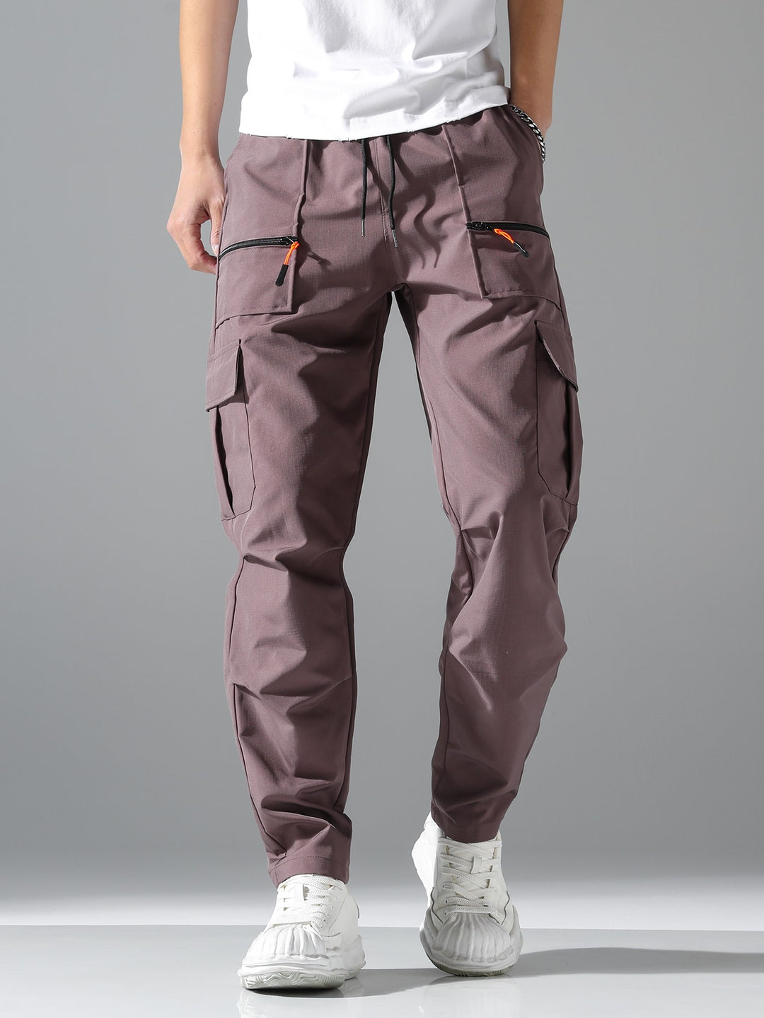 Herren Bequeme Cargo-Hose mit elastischem Bund Shop Nory