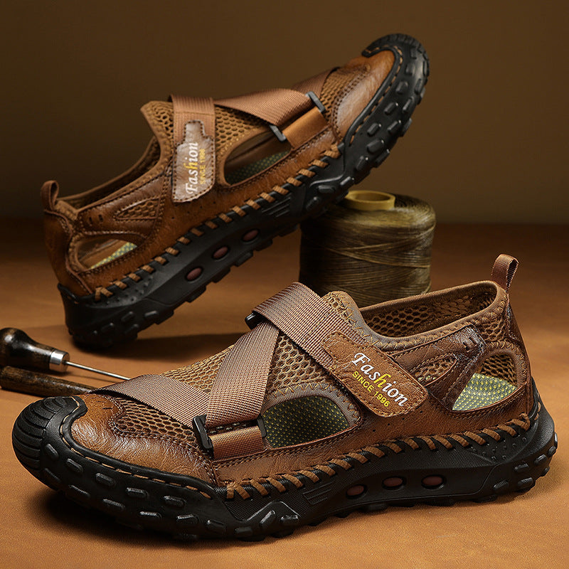 Herren Atmungsaktive Sport-Sandalen mit verstellbarem Riemensystem