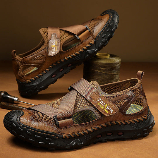 Herren Atmungsaktive Sport-Sandalen mit verstellbarem Riemensystem