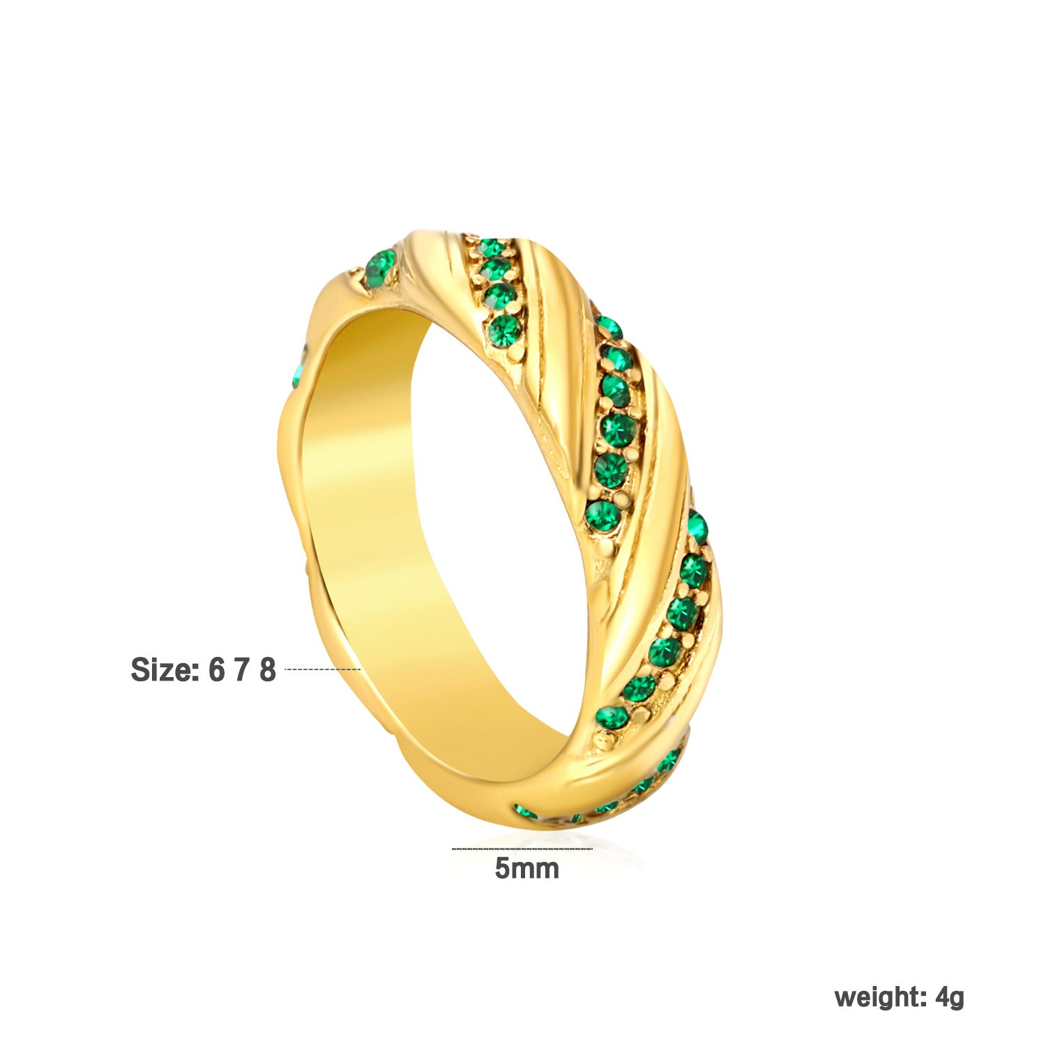 Damen Offener Ring mit kreativem Gitterdesign und funkelnden Zirkonia-Elementen Shop Nory