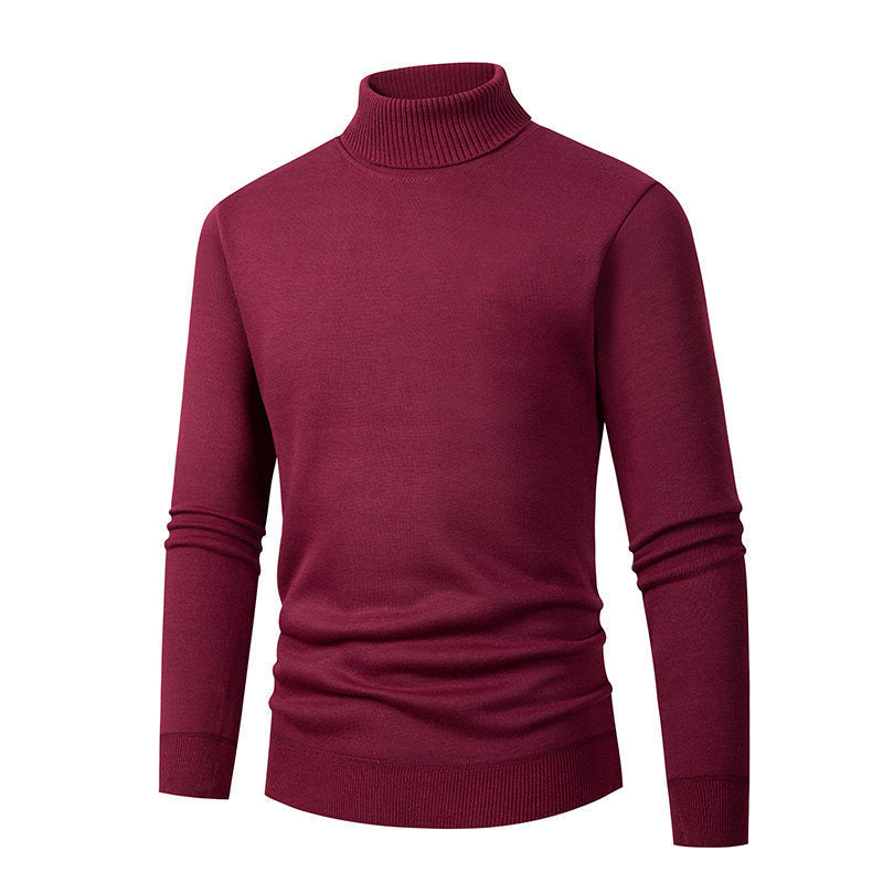 Herren eleganter Rollkragenpullover aus hochwertigem Material