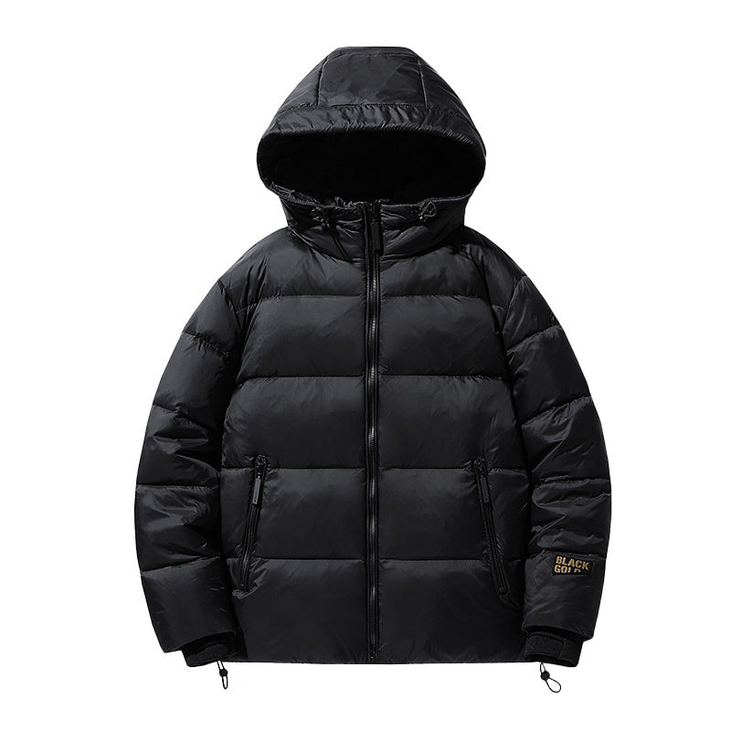 Unisex Wattierte Kapuzenjacke mit Thermo-Isolierung und verstellbarem Saum Shop Nory