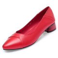 Damen Elegante Pumps mit geschmackvollem Rüschendetail und komfortablem Blockabsatz