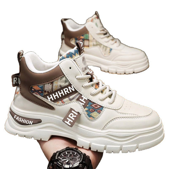 Herren Plateau-Sneaker mit Ethno-Gewebeeinsätzen Shop Nory