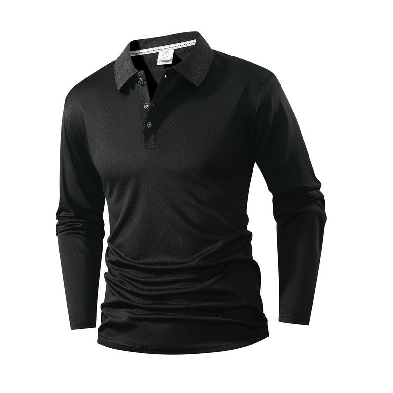 Herren Langarm Poloshirt Shop Nory