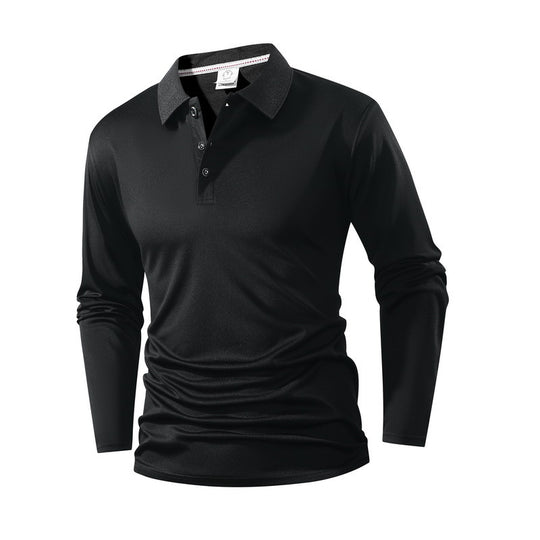 Herren Langarm Poloshirt Shop Nory