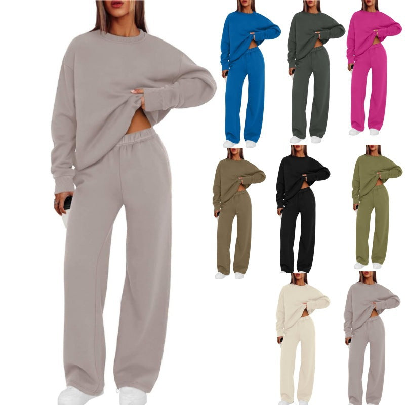 Damen nan lässiges Sweatshirt und weite Jogginghose Set Shop Nory