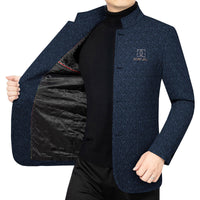 JK6084 Marineblau — mit Wattierung
