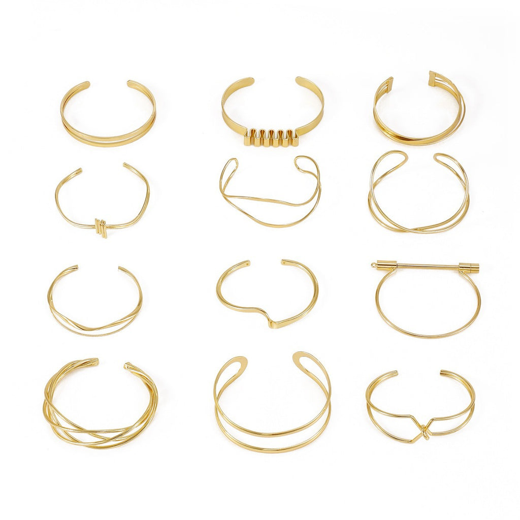 Damen Armreif mit elegantem geschwungenen Design Shop Nory