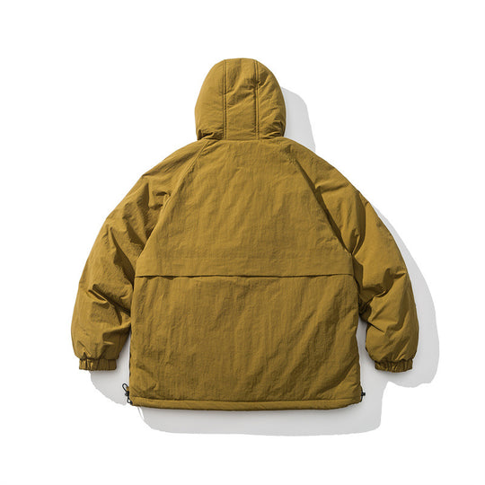 Unisex Leichtgewichtige Boxy‑Isolationsjacke mit Kapuze und regulierbarem Saum Shop Nory