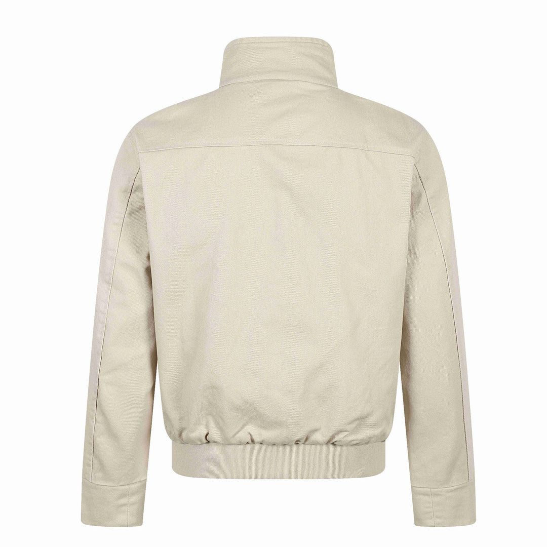 Unisex Kurz geschnittener Canvas-Fieldblouson mit Schnallenblende, Utility‑Taschen und hohem Stehkragen Shop Nory