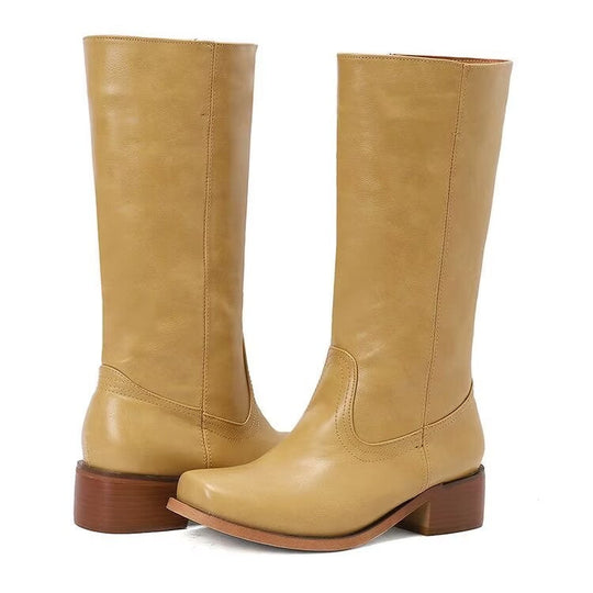ShopNory | Damen Plateau Stiefel Bequeme