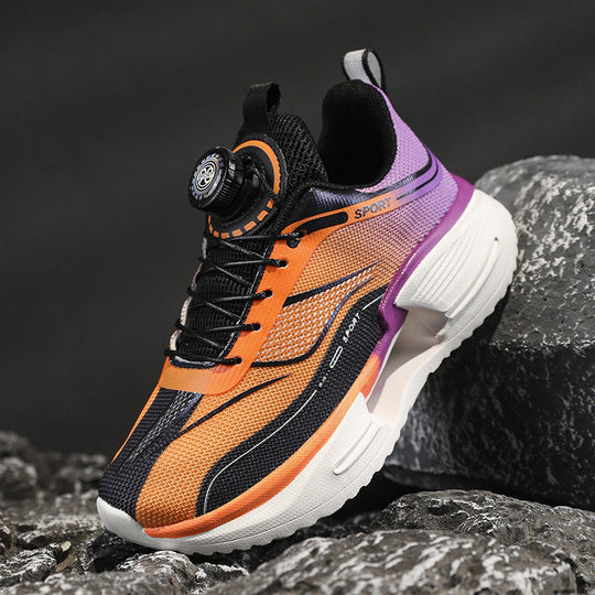 Damen Sportliche Mesh-Laufsneaker mit Drehverschluss und gedämpfter Plateausohle Shopy Nory