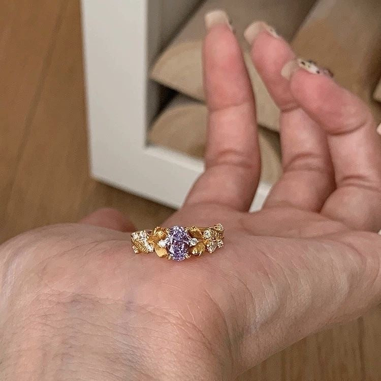Damen Modischer Ring mit sommerlichem Design und bunten Akzenten Shop Nory