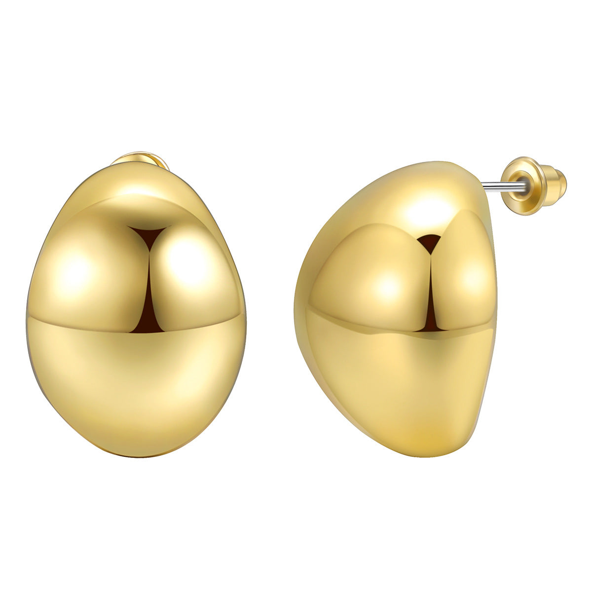Damen Ohrstecker im modernen Hohlraumdesign Shop Nory