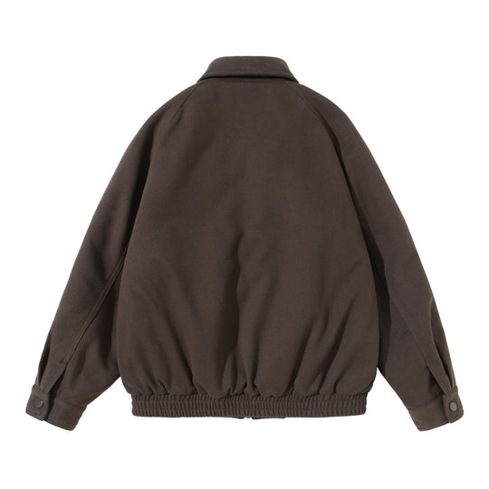 Unisex Boxy‑Blouson mit überlappender Frontpasse und elastischem Saum Shop Nory