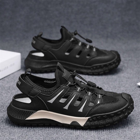 Herren Outdoor-Sandalen mit atmungsaktiven Mesh-Einsätzen und rutschfester Sohle