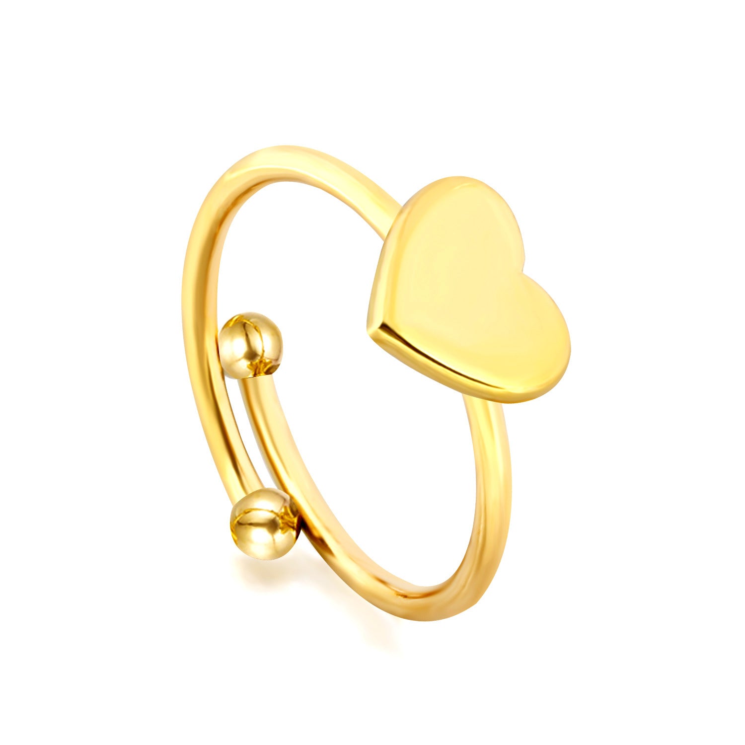 Damen Ring mit romantischem Herz-Design Shop Nory