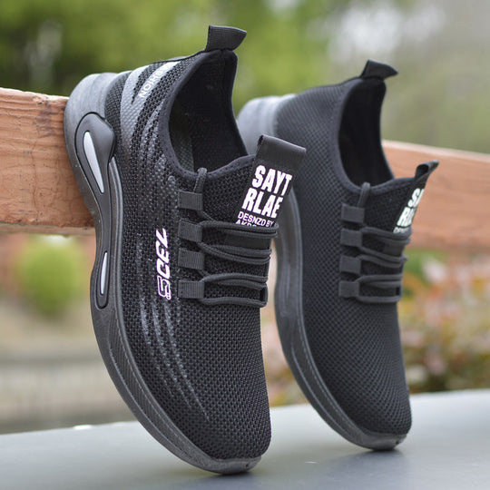 Damen Slip-On Sneakers mit elastischem Obermaterial und rutschfester Sohle