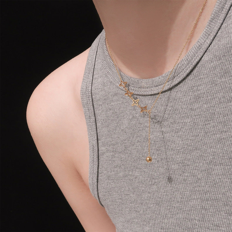 Damen Star Motif Geschichtete Halskette Shop Nory