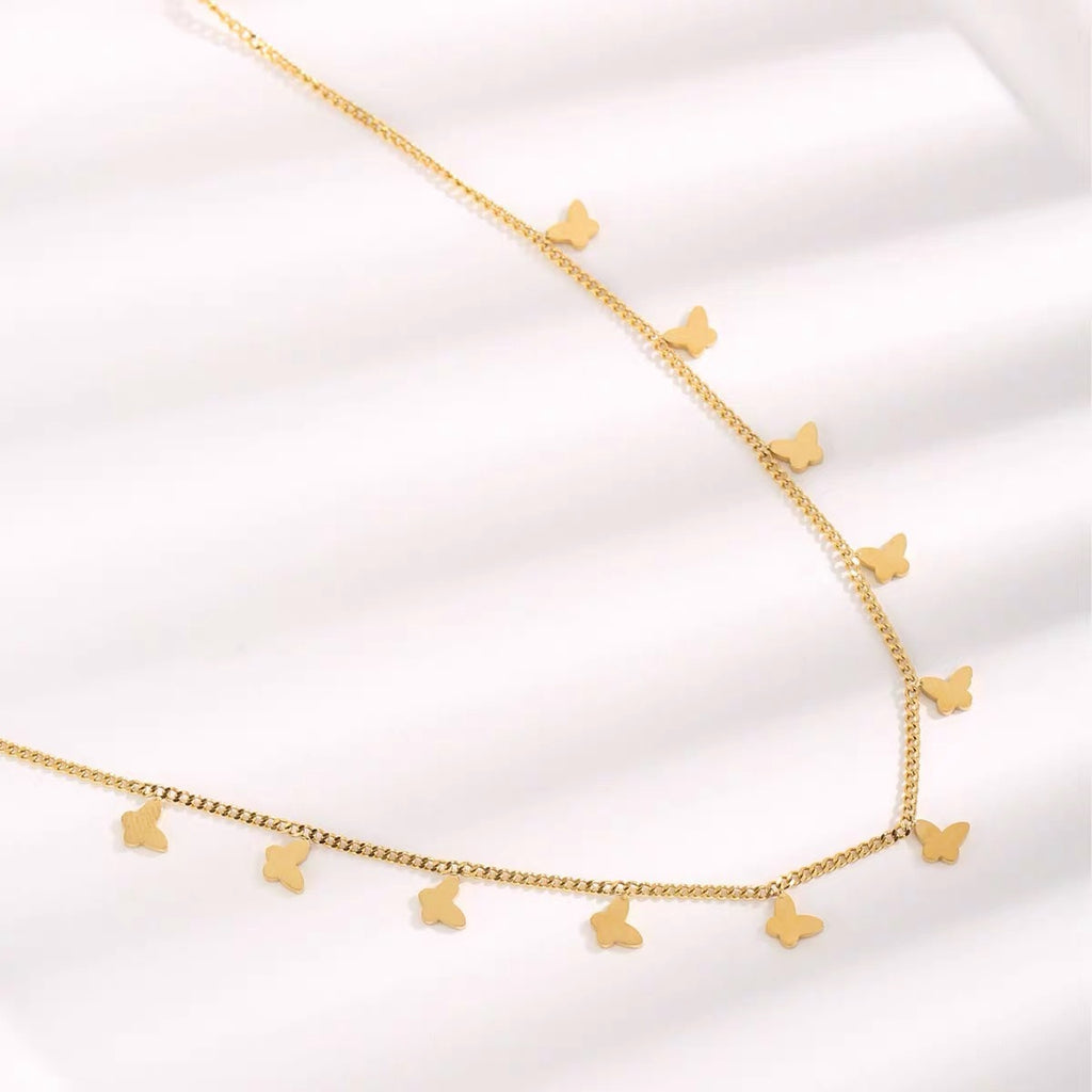 Frauen Schmetterlings Charm Fußkette Shop Nory