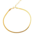 Damen Luxuriös Texturiertes Gold Schlangenkette Armband Shop Nory