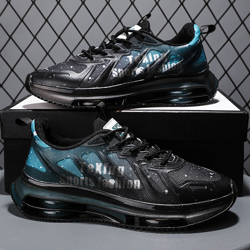 Herren Innovativer Laufsneaker mit sichtbarer Luftkissen-Zwischensohle und semi-transparenter TPU-Ummantelung Shopy Nory
