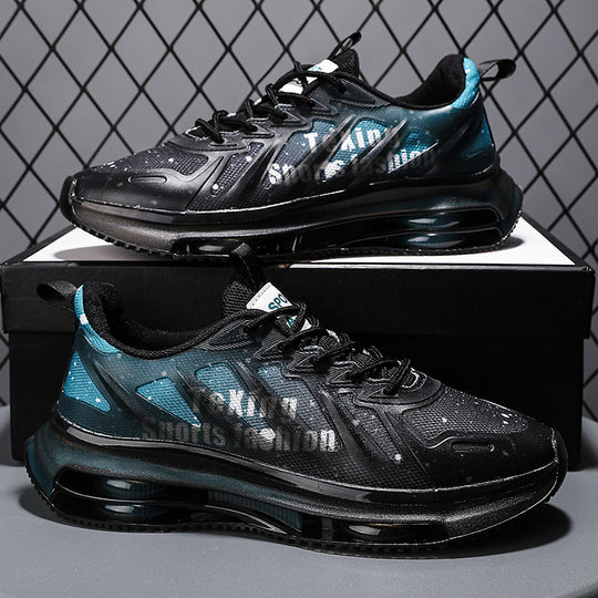 Herren Innovativer Laufsneaker mit sichtbarer Luftkissen-Zwischensohle und semi-transparenter TPU-Ummantelung Shopy Nory