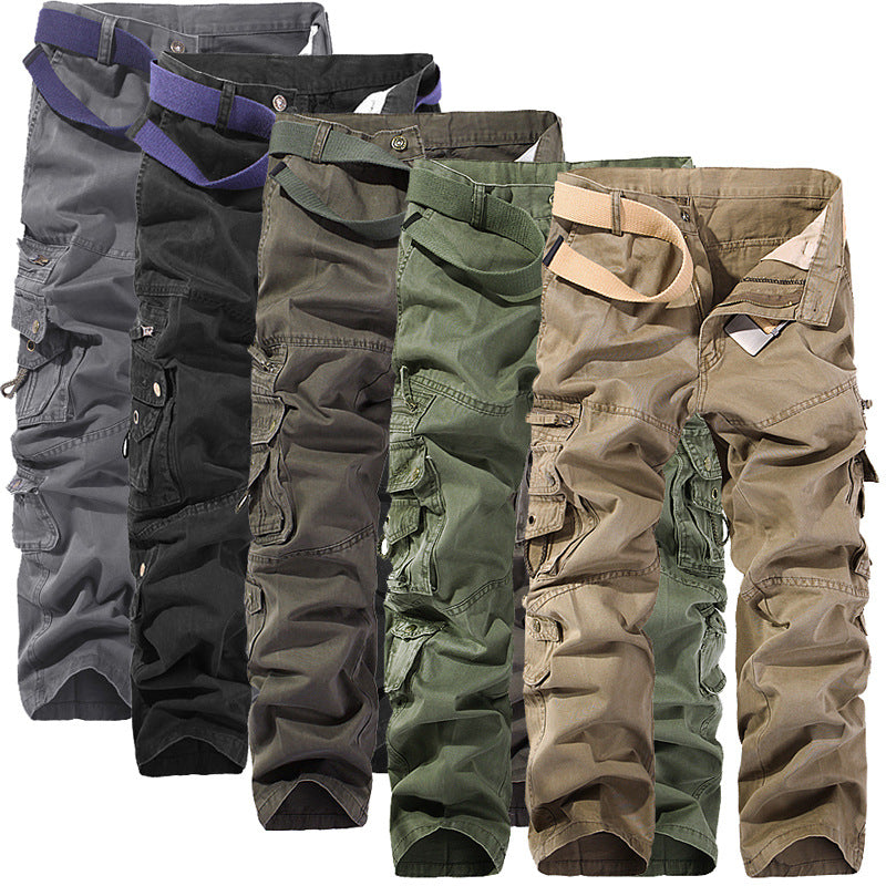 Herren Cargo-Hose mit mehreren praktischen Taschen und verstellbarem Gurt