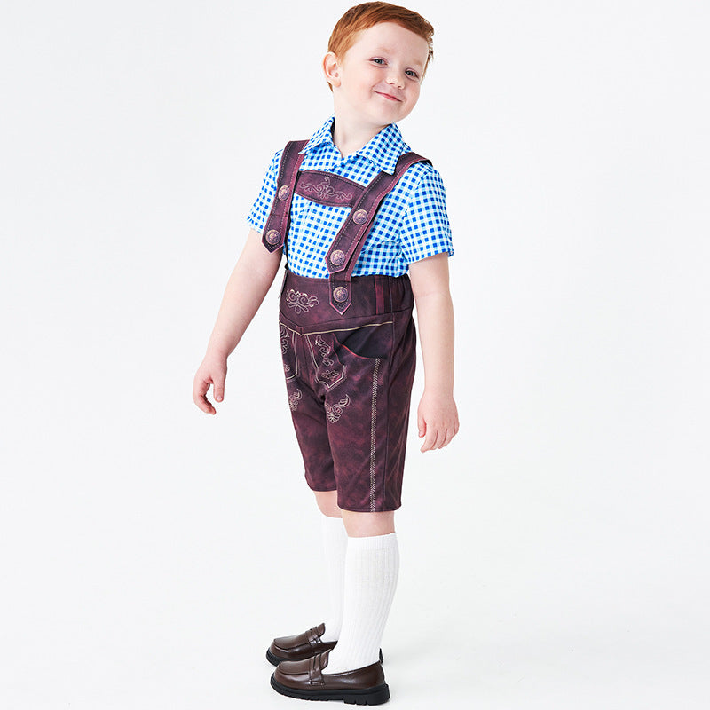 Herren nan kurze Trachtenlederhose mit verstellbaren Trägern und traditioneller Stickerei Shop Nory