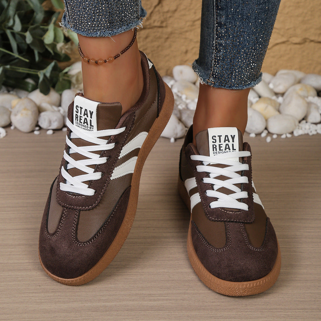 Damen Sneakers im sportlich-eleganten Design mit rutschfester Laufsohle