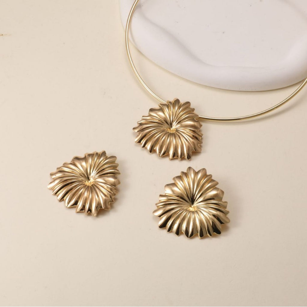 Damen Schmuckset mit elegantem, floralem Design Shop Nory