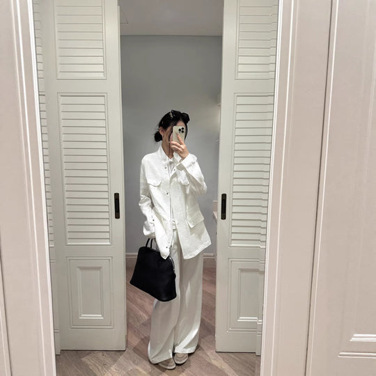 Damen Lässige Übergangsjacke mit praktischen Taschen Shop Nory