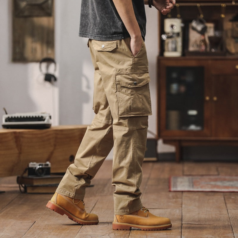 Herren Robuste Relaxed-Fit Cargohose mit verstärkten Knien und Mehrfach-Taschen Shop Nory