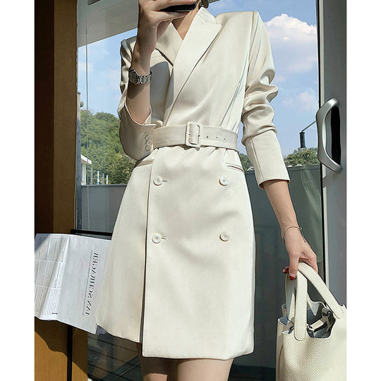 Damen Eleganter Blazer-Rock-Kleid Shop Nory