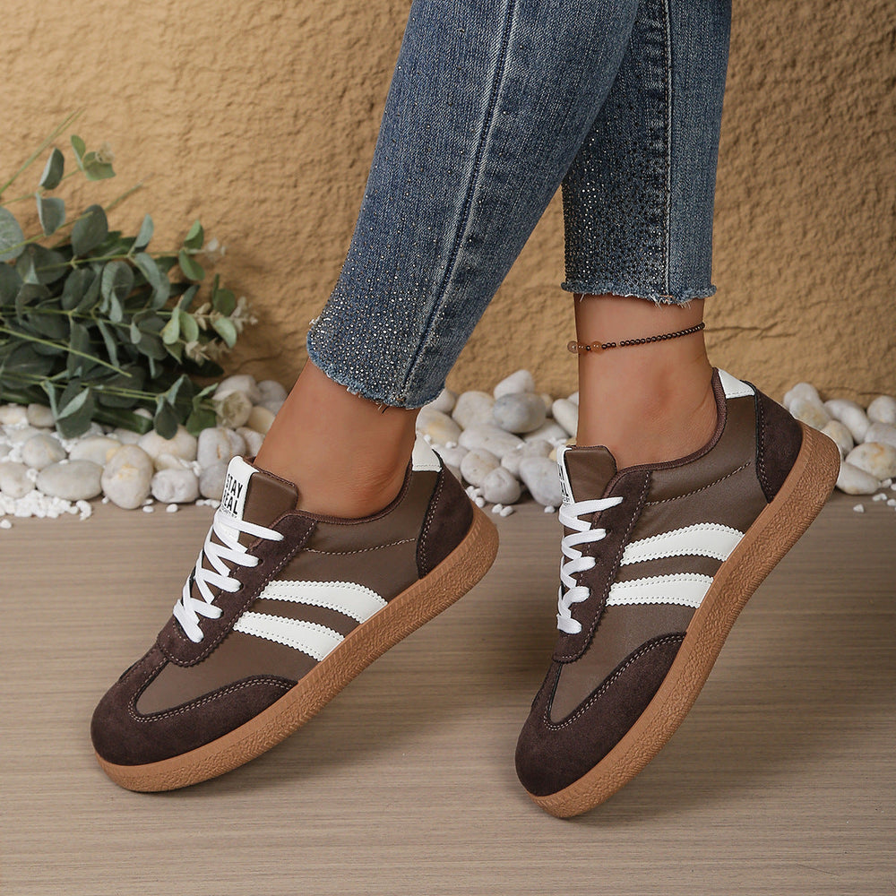 Damen Sneakers im sportlich-eleganten Design mit rutschfester Laufsohle