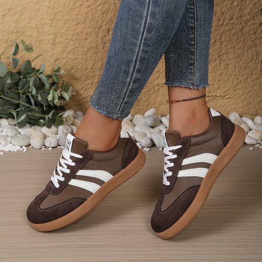 Damen Sneakers im sportlich-eleganten Design mit rutschfester Laufsohle