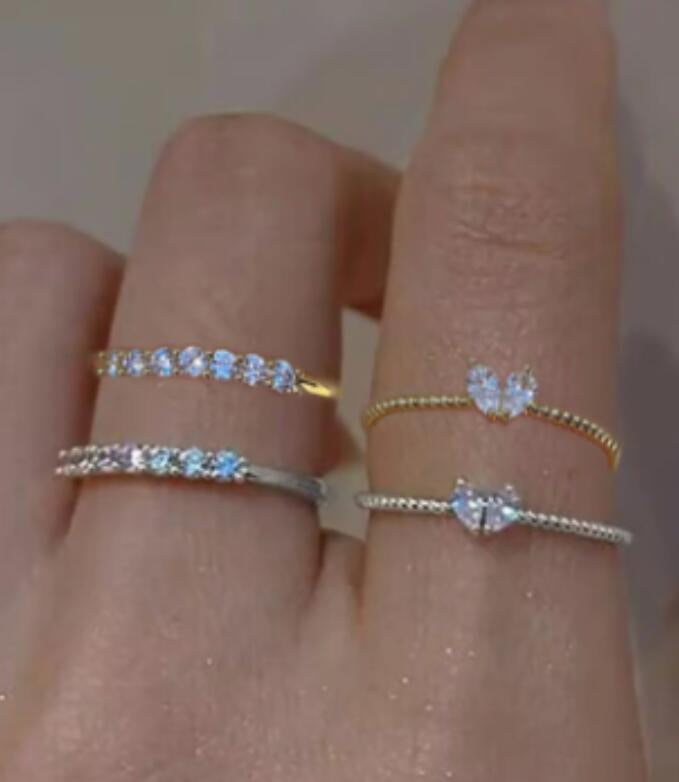 Damen Ring-Kollektion mit verschiedenen Designs und stilvollen Oberflächen Shop Nory