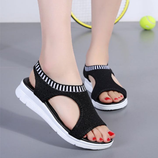 Damen Leichte Orthopädische Keilsandalen mit Gepolsterter EVA-Sohle Shop Nory