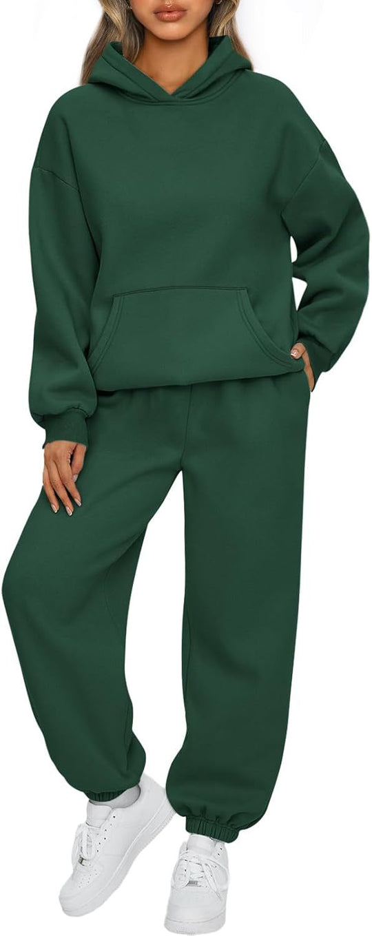 Damen nan gemütliches Oversize Hoodie und Jogginghose Set aus weicher Baumwollmischung Shop Nory