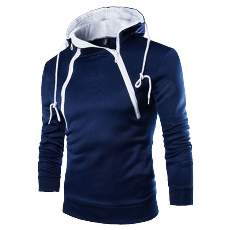 Herren moderne Kapuzenpullover mit praktischem Reißverschluss