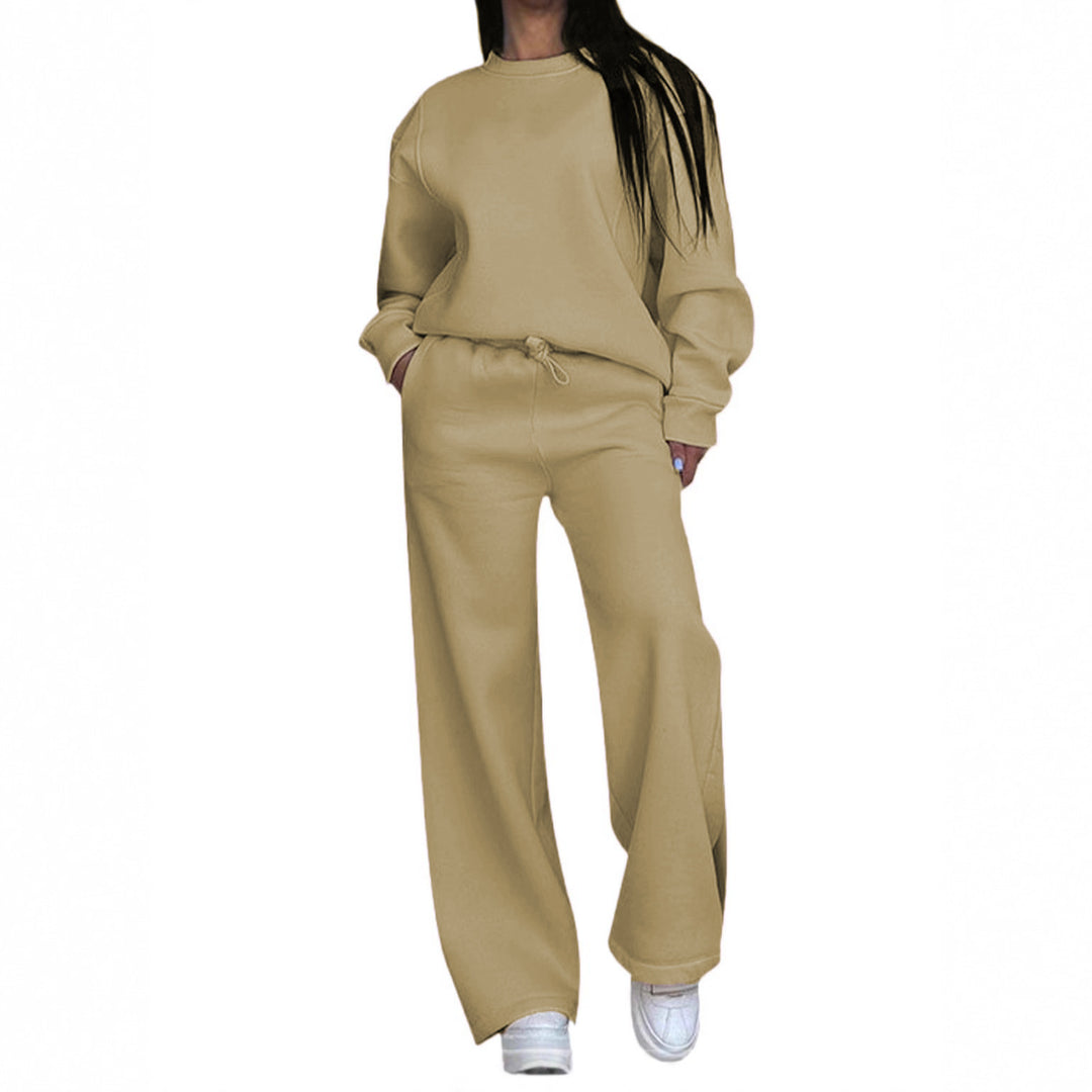 Damen nan lässiges Oversize Sweatshirt und weite Jogginghose Set Shop Nory