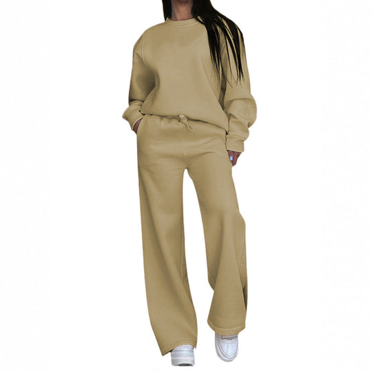 Damen nan lässiges Oversize Sweatshirt und weite Jogginghose Set Shop Nory