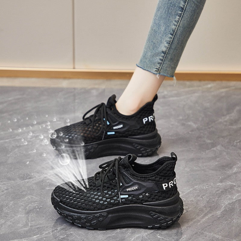 Damen Atmungsaktive Speed-Sneaker mit rutschfester Sohle und innovativer Oberflächenstruktur Shopnory