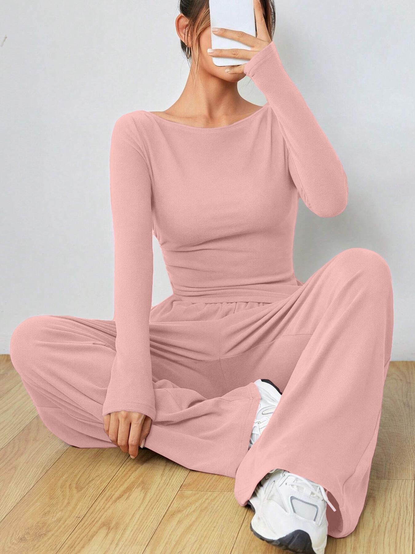 Damen Komfortables Lounge-Set