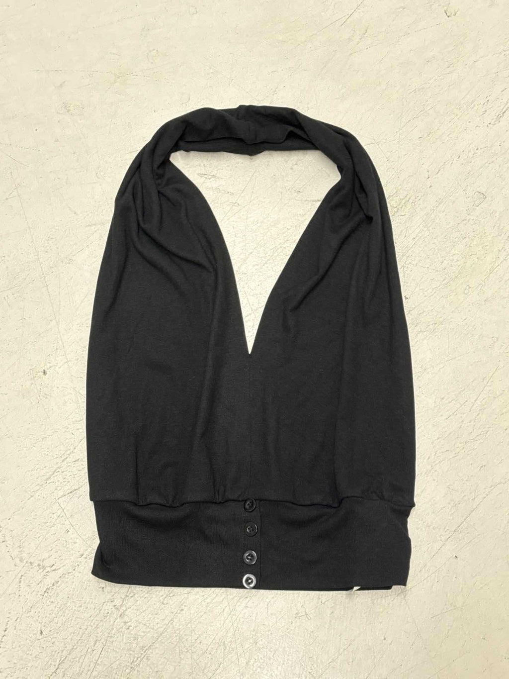 Damen Halter-Oberteil mit tiefem V-Ausschnitt und figurformendem Schnitt