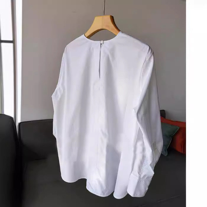 Damen Modische, weit geschnittene Bluse Shop Nory